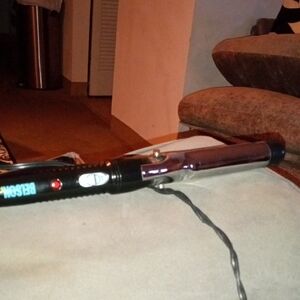 Target Black and Silver Hair Curler